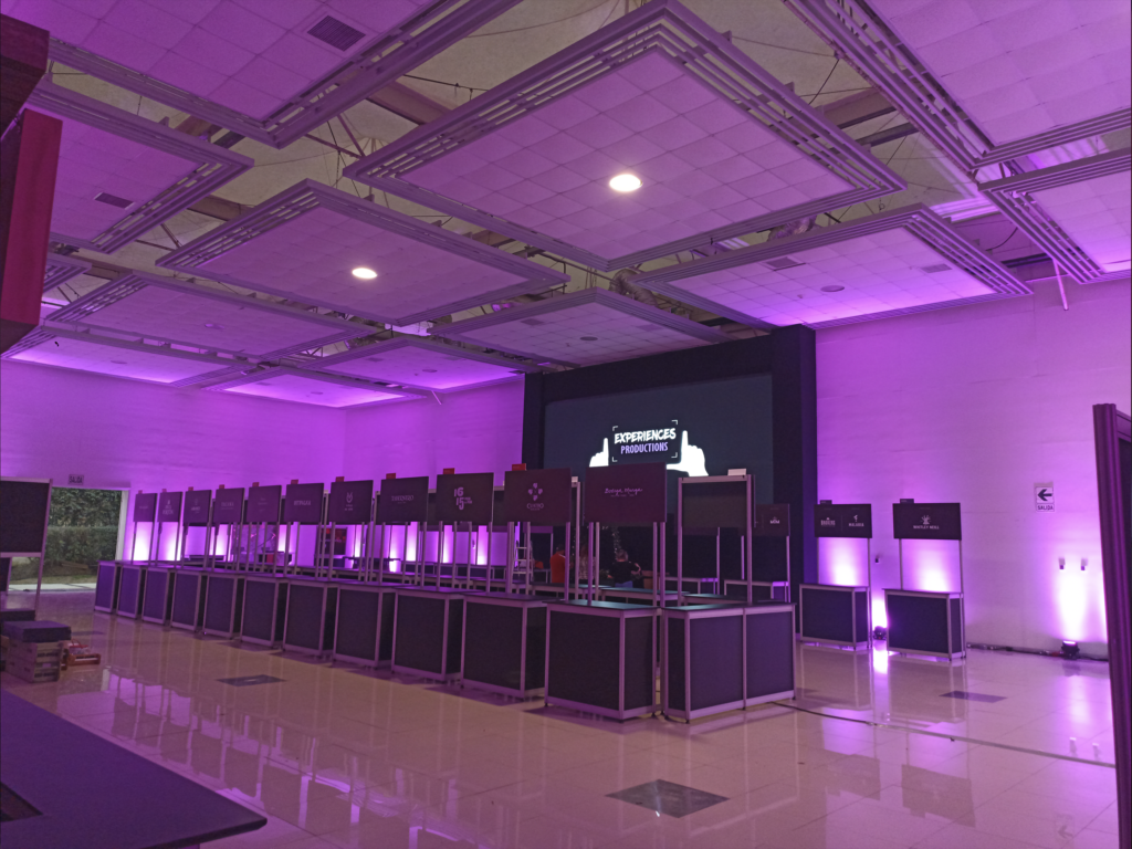 pantalla led evento vino